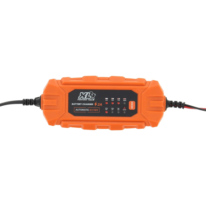 Xl Perform Tools XLPT Chargeur de Batterie 12V/6V 2A 35W IP65 avec Câble 3m - Charge Intelligente, Protection Inversion Polarité et Court-Circuit pour AGM, GEL, Lithium Xl Perform Tools XLPT Chargeur de Batterie 12V/6V 2A 35W IP65 avec Câble 3m - Charge Intelligente, Protection Inversion Polarité et Court-Circuit pour AGM, GEL, Lithium