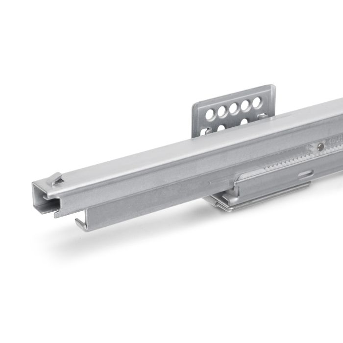 Emuca Rack avec glissières à extension totale et à fermeture douce pour accessoires d'armoire Quartz, 712-738mm, Aluminium et plastique, Titane 15