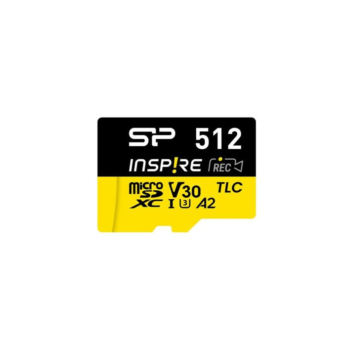 Carte Mémoire Micro SD avec Adaptateur Silicon Power SP512GBSTXLA2V1NSP 512 GB