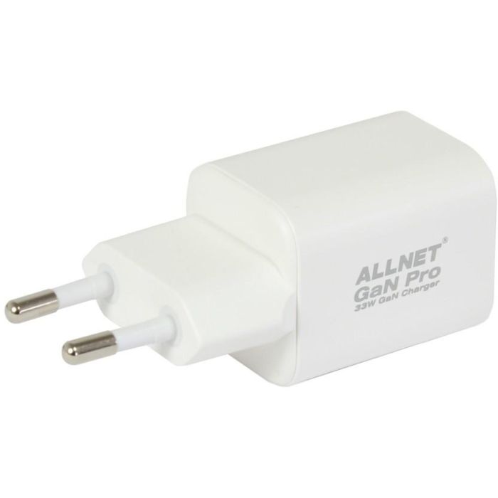 Z ALLNET Ersatznetzteil QC USB-C PD GaN Netzteil Power Supply33Watt 1x USB Typ-A QC 1x USB Typ-C**EU PLUG** 2