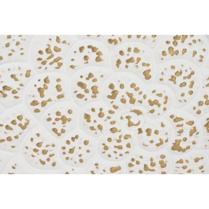 Figurine Décorative Home ESPRIT Blanc Doré Fleur Décapé 137 X 11 X 56,5 CM 3