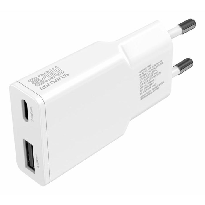 4smarts Netzladegert PDPlug Duos Slim 20W GaN USB-C/A. wei 1 4smarts Netzladegert PDPlug Duos Slim 20W GaN USB-C/A. wei 1