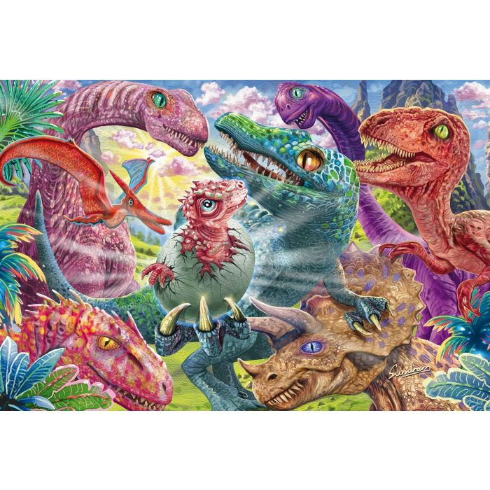Schmidt Spiele Puzzle 100 Pièces Petit Dino, Grandes Aventures - Paysage Détailé - Dès 6 Ans Schmidt Spiele Puzzle 100 Pièces Petit Dino, Grandes Aventures - Paysage Détailé - Dès 6 Ans