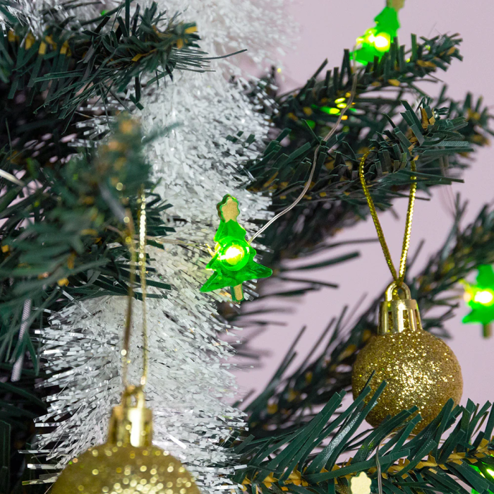 Guirlande LED Intérieure 2M HO-XMAS-041-IP20-2M-WW, Fonctionnement à Piles 2