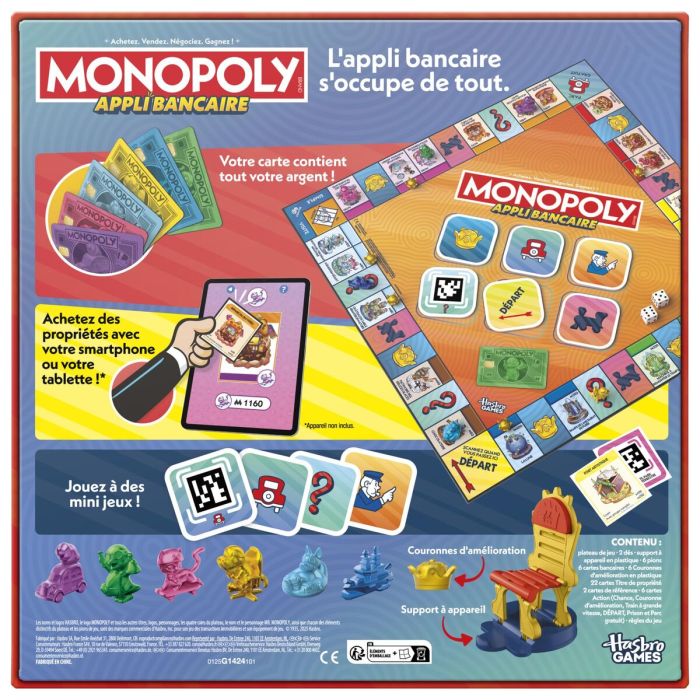 Jeu de société Monopoly Monopoly Appli Bancaire 6 Jeu de société Monopoly Monopoly Appli Bancaire 6