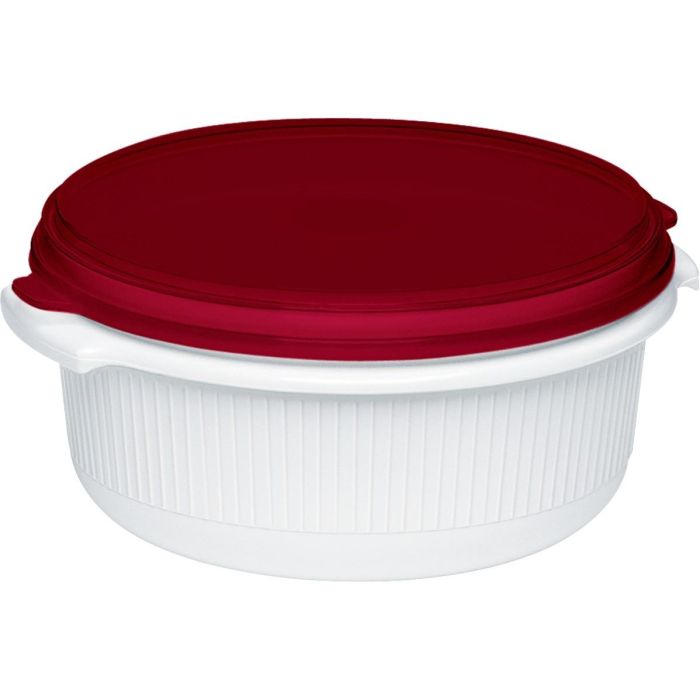 Emsa 518999 Micro Family Mikrowellengeschirr. Set 3-teilig. wei/rot 1