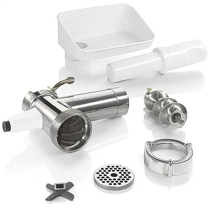 Bosch MUZ5FW1 Hachoir à viande pour Kitchen Machine MUM5 avec disque ajouré en inox (diamètre 4.5 mm) - Accessoire robot multifonction Bosch MUZ5FW1 Hachoir à viande pour Kitchen Machine MUM5 avec disque ajouré en inox (diamètre 4.5 mm) - Accessoire robot multifonction
