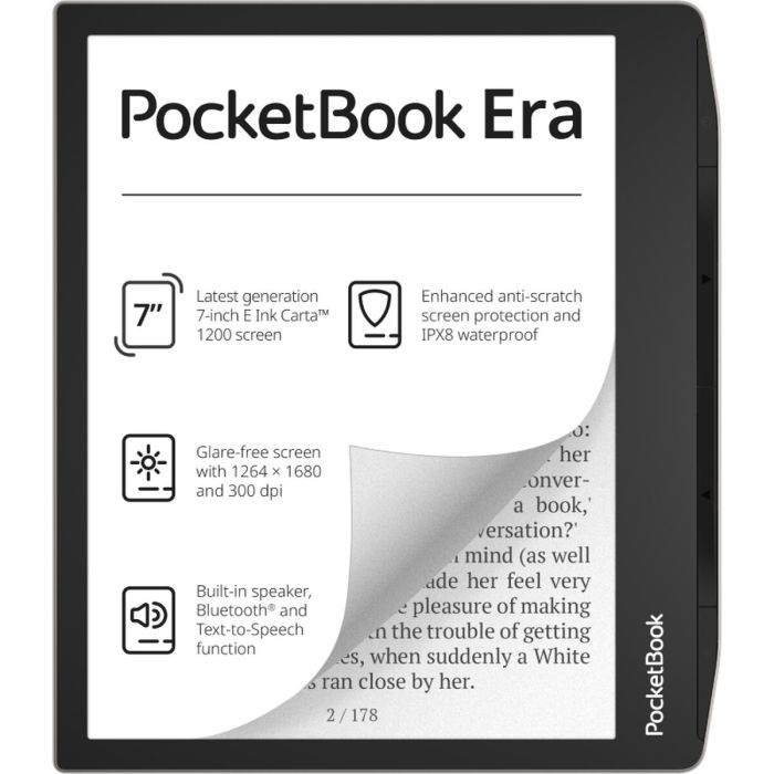 eBook PocketBook 700 Era Silver Multicouleur Noir/Argenté 16 GB 7" 2 eBook PocketBook 700 Era Silver Multicouleur Noir/Argenté 16 GB 7" 2