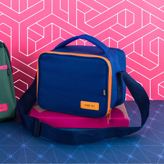 Ensemble de sac alimentaire réutilisable Quid Sarao Bleu Textile Sans BPA 21 x 16 x 14 cm (6 Unités) 4