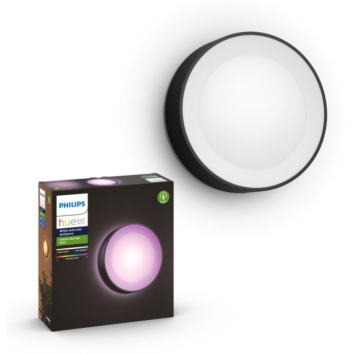 Philips Hue White & Col. Amb. Daylo Wandleu. schwarz 1050lm 6
