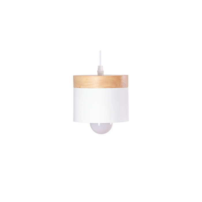 Lampe Suspendue Métal et Bois "Mikayla" SKD-P1010-W 12