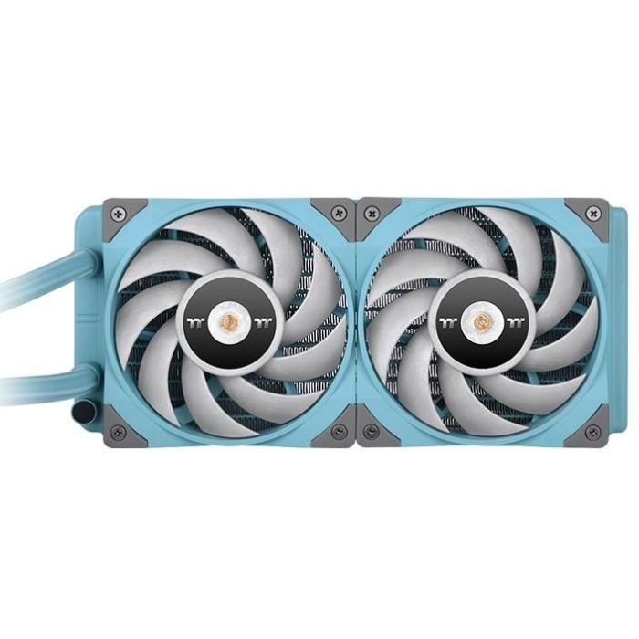 K Thermaltake TOUGHLIQUID 240 ARGB Sync All-In-One Liquid Cooler Turquoise 240mm 3
