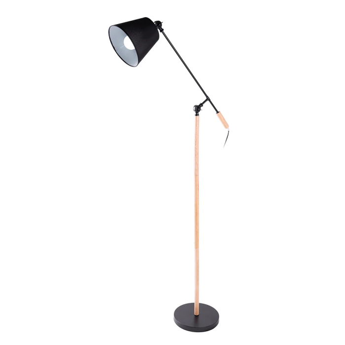 Lampe sur pied style nordique, design élégant et moderne, polyvalente pour salon, chambre, bureau, cuisine, [SKD-F005-R] 1