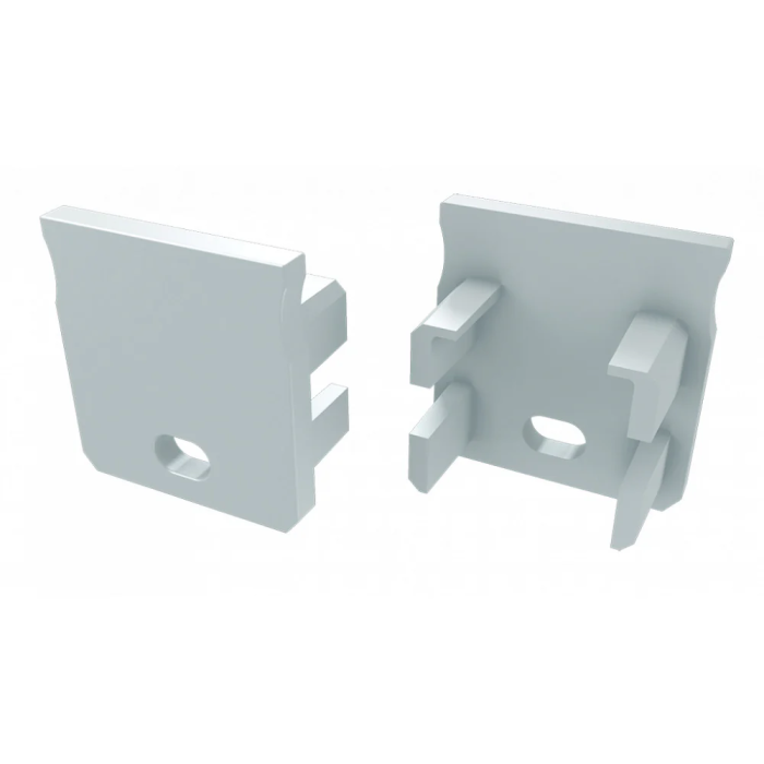 Bouchon de Finition pour Profil Type Y en Plastique Gris 1