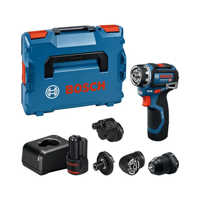 Bosch Professional Visseuse-dévisseuse sans fil GSR 12V-32 FC (réf. 06019N7101) avec 2 batteries 2.0Ah, chargeur, kit embouts FlexiClick, L-BOXX 102 Bosch Professional Visseuse-dévisseuse sans fil GSR 12V-32 FC (réf. 06019N7101) avec 2 batteries 2.0Ah, chargeur, kit embouts FlexiClick, L-BOXX 102