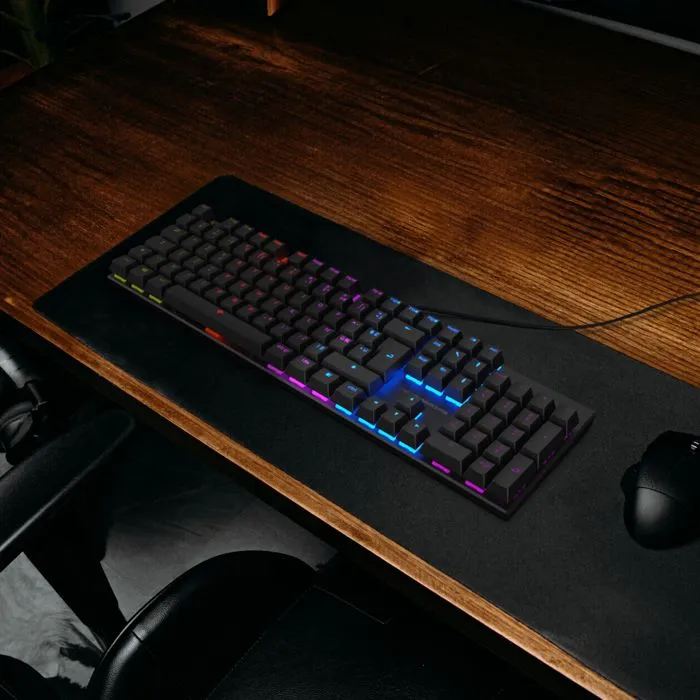 Nova Gaming Clavier Gamer Mécanique HERCULE, Switches pour Frappe Précise, Rétroéclairage LED RGB Personnalisable, Filaire, Confort de Jeu Optimal Nova Gaming Clavier Gamer Mécanique HERCULE, Switches pour Frappe Précise, Rétroéclairage LED RGB Personnalisable, Filaire, Confort de Jeu Optimal