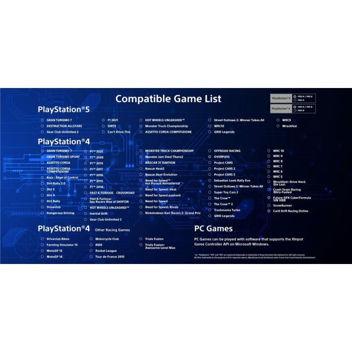 Commande HORI Racing Wheel APEX Noir 20 Commande HORI Racing Wheel APEX Noir 20