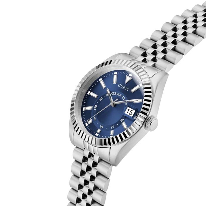 Montre Homme Guess JADEN Argenté 5