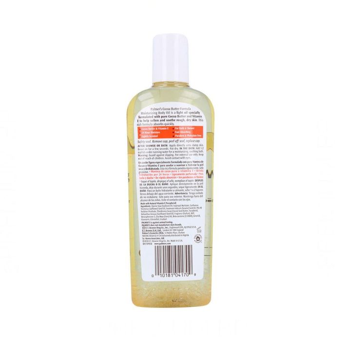 Palmer'S Formule Au Beurre De Cacao Huile Corporelle Hydratante Et Adoucissante 250 mL 2