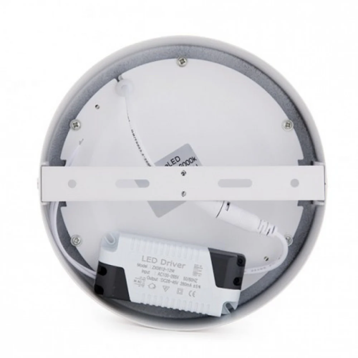 Plafonnier LED Circular 12W 930Lm 6000K Aluminium Blanc 40 000H GR-MZMD01-12W-CW-EP02 4