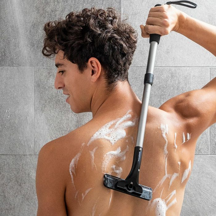 Rasoir pour le Corps avec Manche Extensible en Aluminium Extaver InnovaGoods