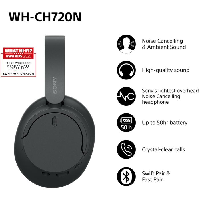 Sony WH-CH720NB Schwarz 1 Sony WH-CH720NB Schwarz 1
