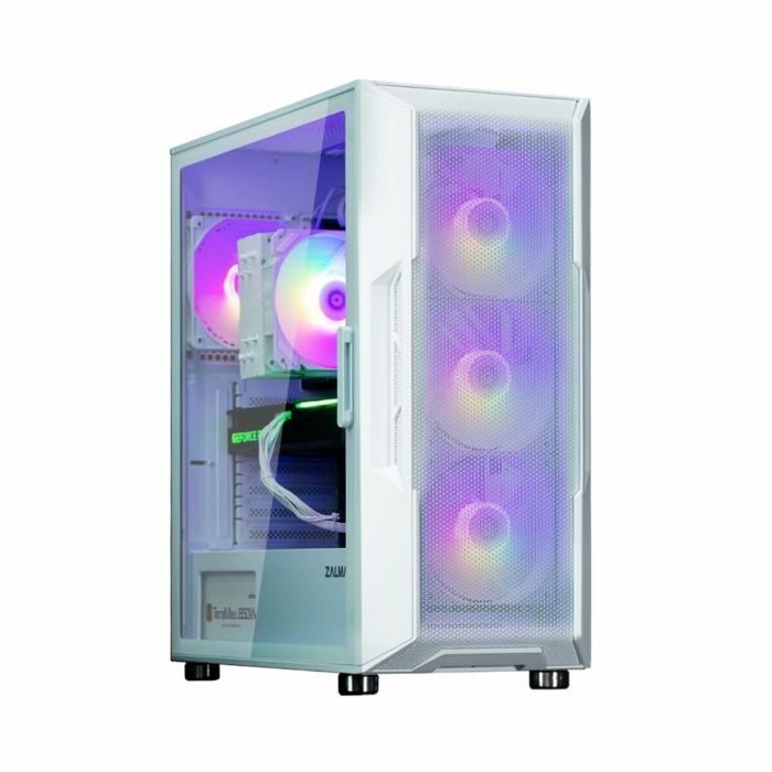 Boîtier ATX semi-tour Zalman I3 NEO ARGB WHITE Blanc 19