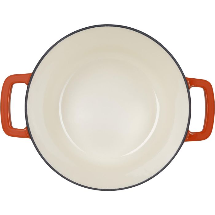 Cocotte avec couvercle - COSY & TRENDY - FONTESTIC - Fonte émaillée- Ø24 cm - 4,6 L - Tous feux dont induction - Rouille 1