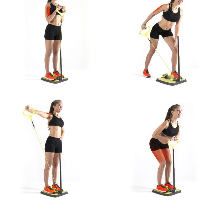 Plateforme de Fitness pour Fessiers et Jambes avec Guide d'Exercices InnovaGoods 4 Plateforme de Fitness pour Fessiers et Jambes avec Guide d'Exercices InnovaGoods 4