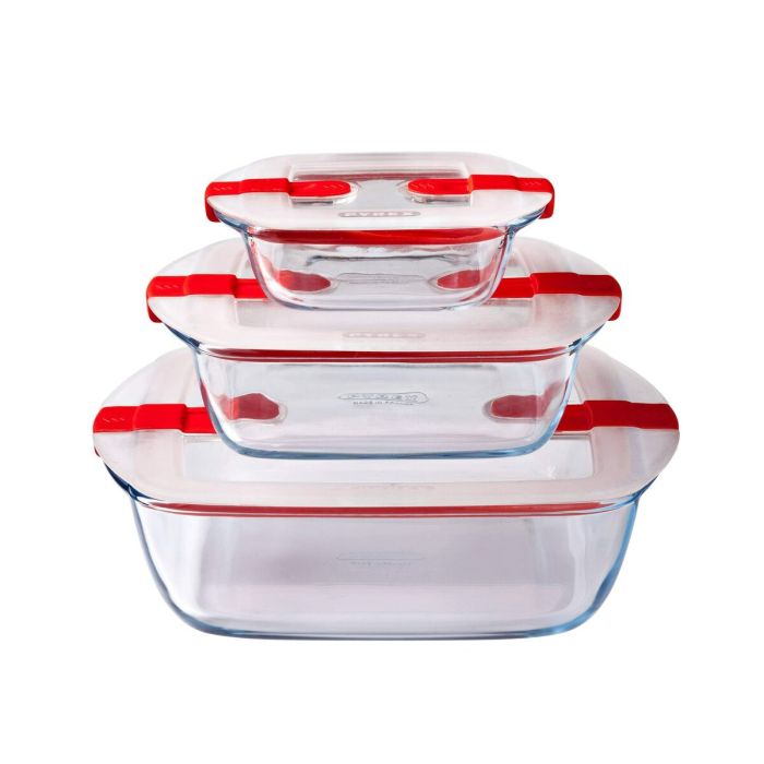 Récipient de Conservation des Aliments Pyrex Transparent 1 L 14 Récipient de Conservation des Aliments Pyrex Transparent 1 L 14