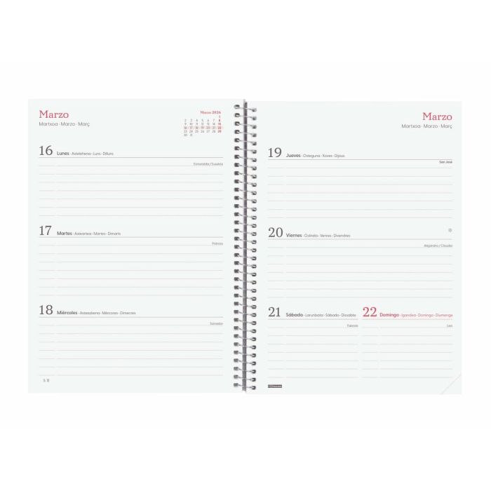 Agenda Finocam DESIGN COLLECTION Imposible A5 15,5 x 21,2 cm 2026 1