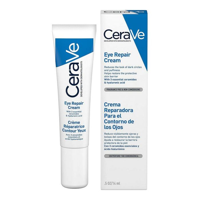 Cerave Crème Réparatrice Yeux, Réduit Cernes & Poches, 14 ml