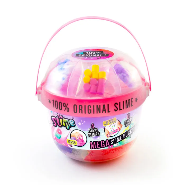 Canal Toys So Slime - Mega Slime Bucket - 4 Slimes Géantes avec Décorations - SSC 394 - Jouet pour Enfants dès 6 Ans Canal Toys So Slime - Mega Slime Bucket - 4 Slimes Géantes avec Décorations - SSC 394 - Jouet pour Enfants dès 6 Ans