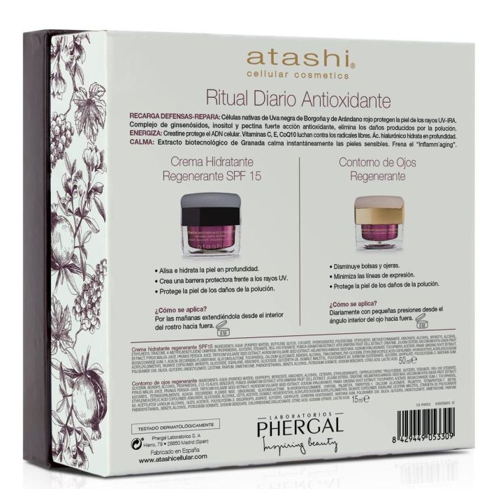 Set de Cosmétiques Femme Atashi RITUAL ANTIOXIDANTE 2 Pièces 4 Set de Cosmétiques Femme Atashi RITUAL ANTIOXIDANTE 2 Pièces 4