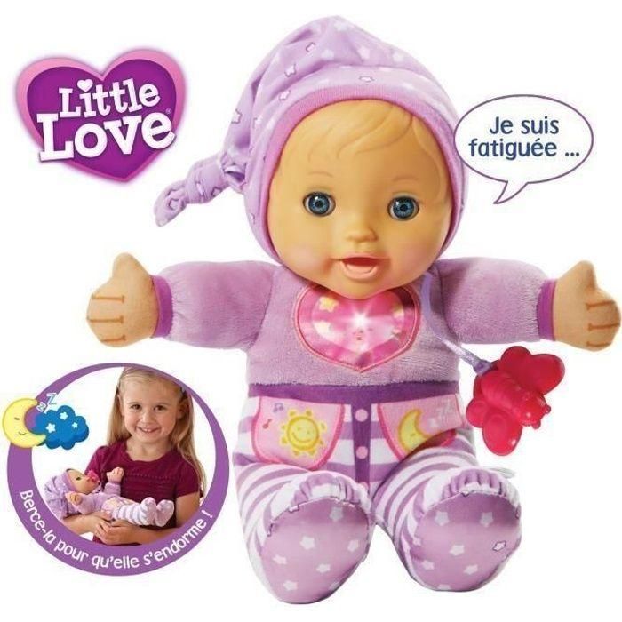 VTECH - Little Love - Mon Bébé a Bercer - Poupée Interactive Rose - Des 12 mois 0 VTECH - Little Love - Mon Bébé a Bercer - Poupée Interactive Rose - Des 12 mois 0