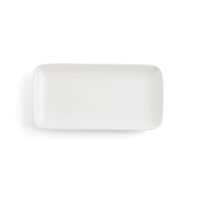 Plat à Gratin Ariane Vital Coupe Rectangulaire Céramique Blanc (28 x 14 cm) (6 Unités) 2