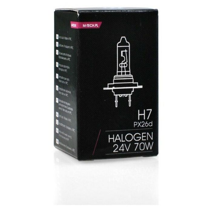 M-Tech Lampe Halogène H4 P43T 24V 75/70W MTECZ904 Homologation Européenne