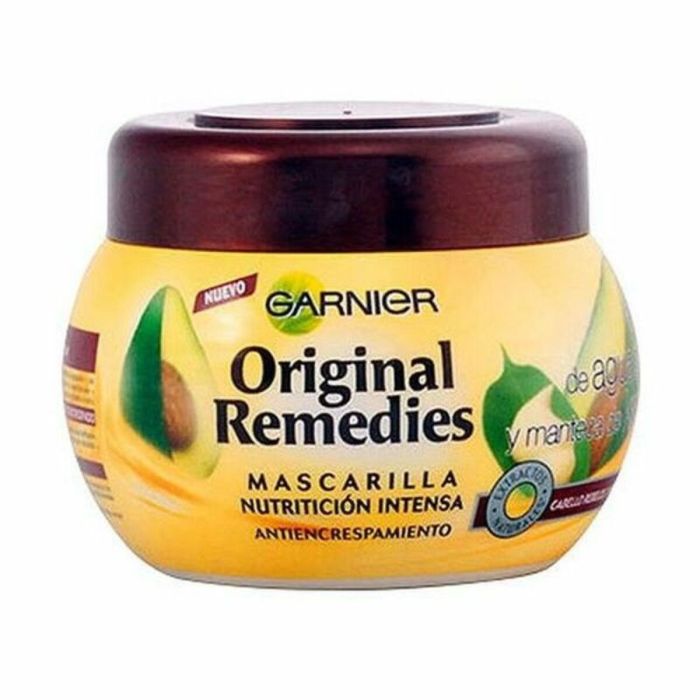 Garnier Original Remedies Masque Cheveux Rebellles Avocat & Karité 300 ml
