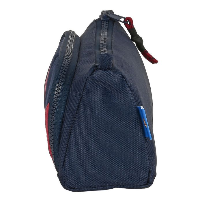 Trousse d'écolier F.C. Barcelona Corporativa Bleu Bordeaux 20 x 11 x 8.5 cm (32 Pièces) 2