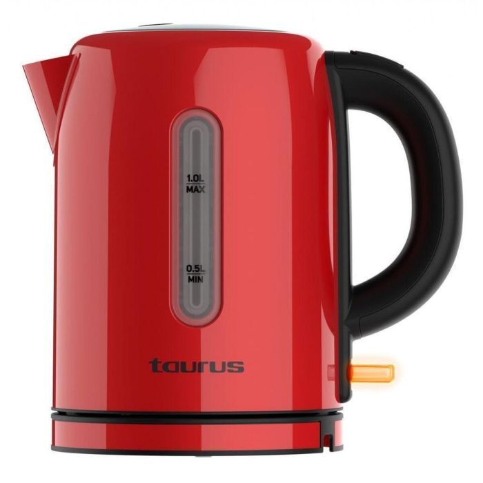 Bouilloire Taurus VINTAGE COMPACT Rouge Acier inoxydable Plastique 2400 W 1 L 0