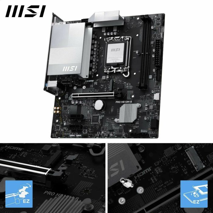 Carte Mère MSI PRO H810M-B LGA 1851 13