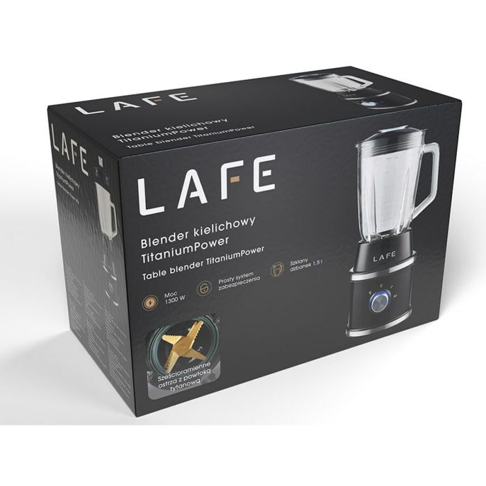 Bol mixeur Lafe LAFBLE47472 Noir black 1,5 L 2 Bol mixeur Lafe LAFBLE47472 Noir black 1,5 L 2