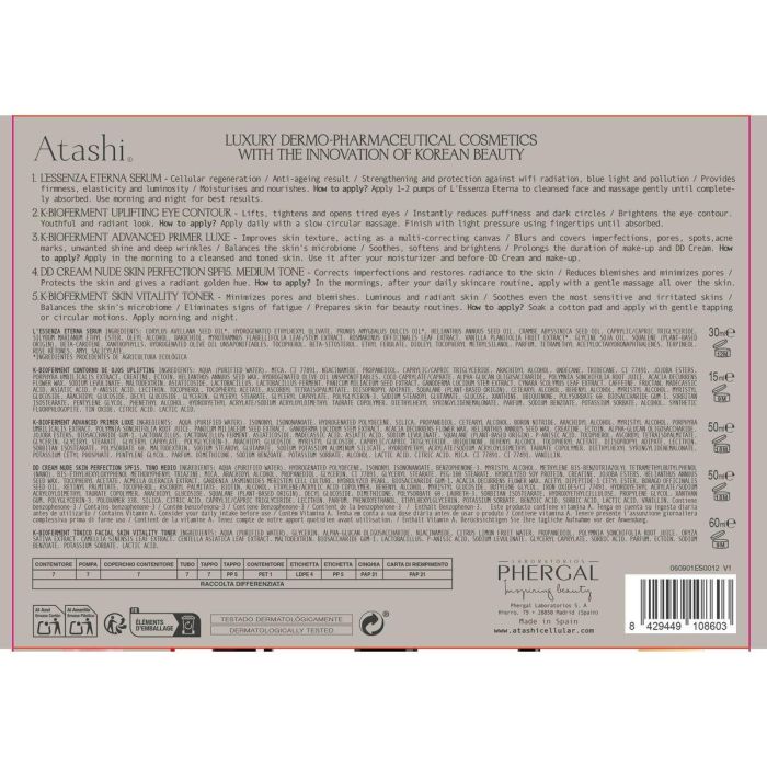 Set de cosmétique Atashi EFECTO PEARL SKIN 360º 6 Pièces 1 Set de cosmétique Atashi EFECTO PEARL SKIN 360º 6 Pièces 1