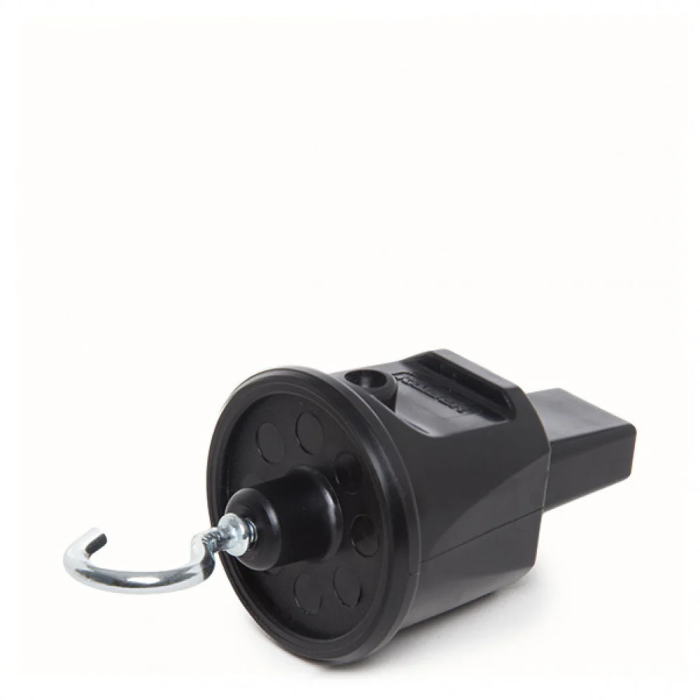 Emb out noir IP44 crochet métallique pour câble plat AM-BT906 2