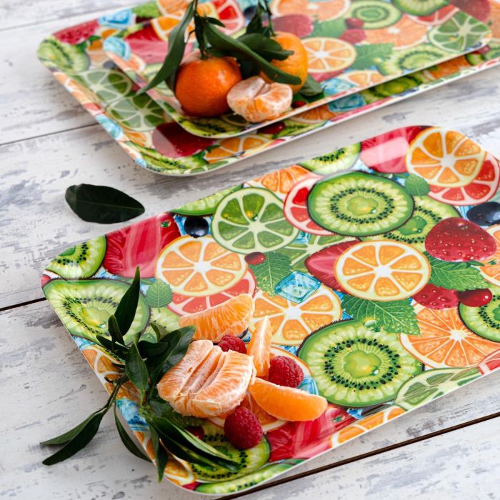 Bandeja Rectangular Polipropileno Habitat Quid 36x26x2 cm 3