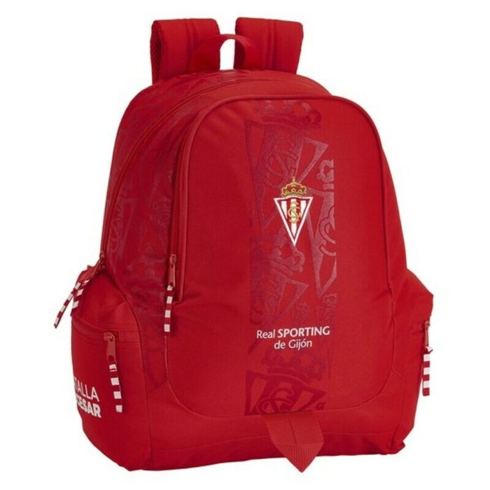 Cartable Real Sporting de Gijón Rouge 3 Cartable Real Sporting de Gijón Rouge 3
