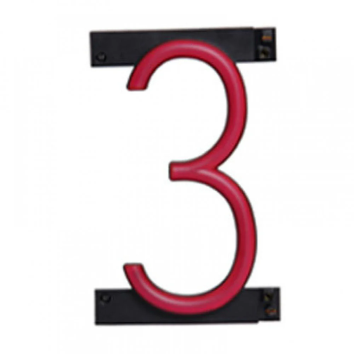 Green Ice Numéro LED Néon Personnalisable - Largeur 90mm, Hauteur 161mm, Profondeur 38mm 2