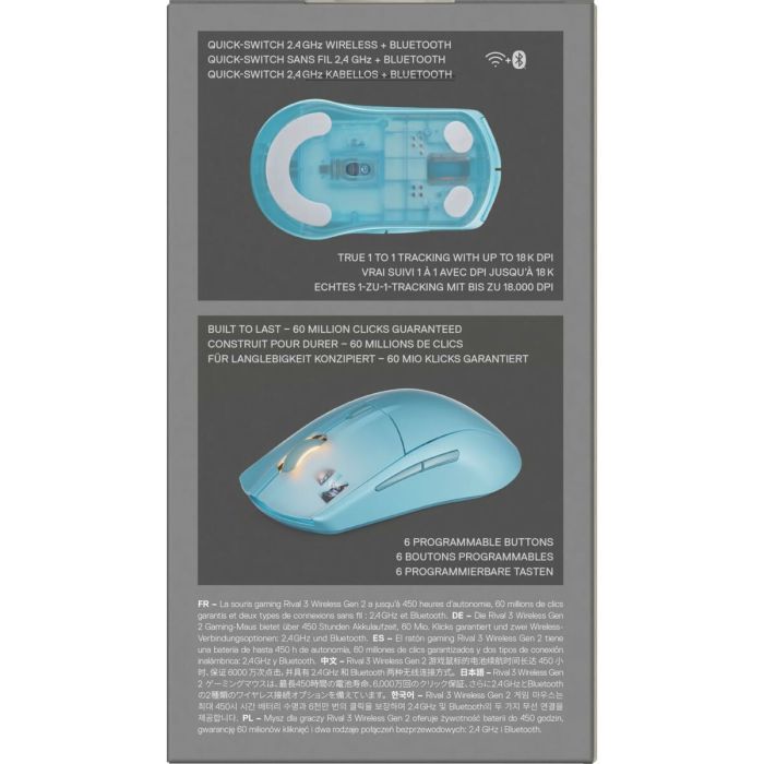 Souris SteelSeries 62526 Eau 18000 dpi 3 Souris SteelSeries 62526 Eau 18000 dpi 3