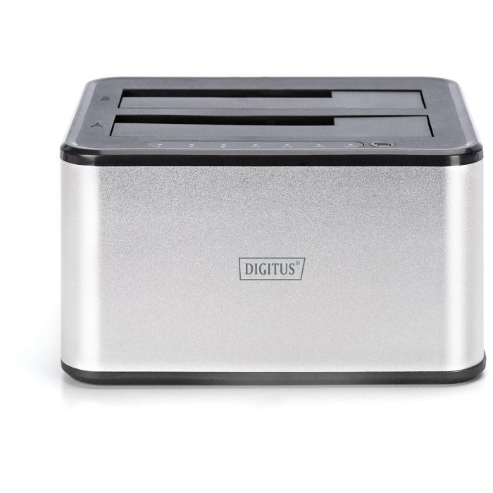 DIGITUS Docking USB ->2x 2,5"/3,5" SATA HHD, SSD silber 1