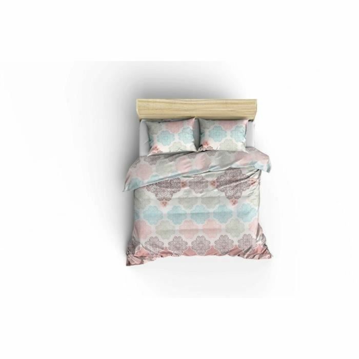Parure de couette Turquoise Lit king size 3 Pièces 3